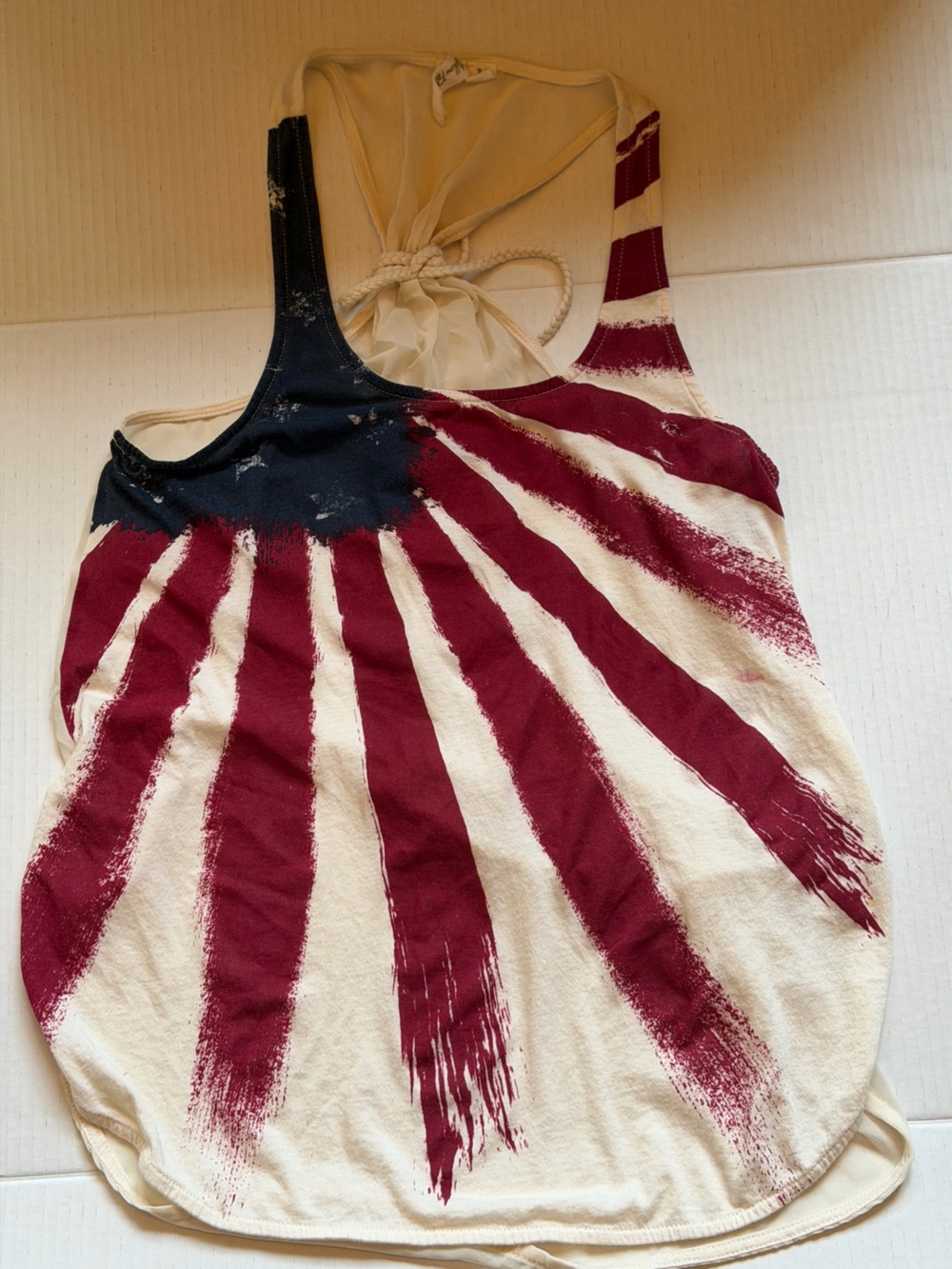 Others Follow Red, White & Blue Graphic Racerback Tank*Womens size Medium